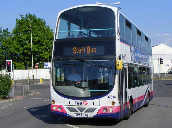 First Leicester Volvo B7TL Wright Eclipse Gemini 32634